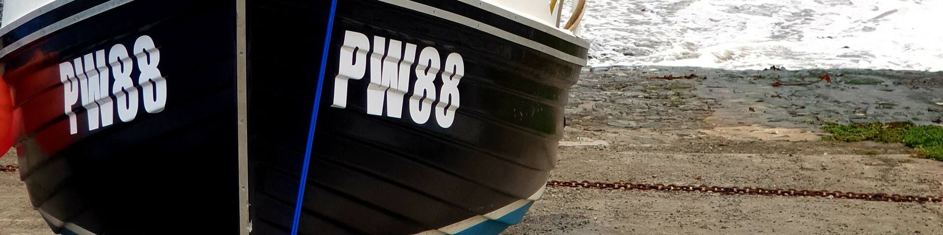 Great little fishing harbour especially on a windy day with high tide. The waves hitting the harbour walls are amazing