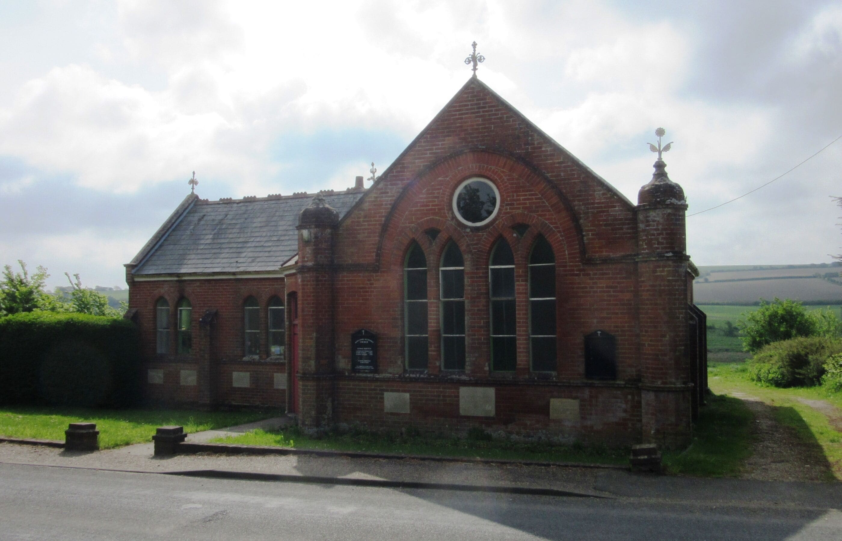 Bowcombe Methodist Church, Bowcombe Road, Bowcombe, Isle of Wight, England. Built in 1908 as a Bible Christian chapel.