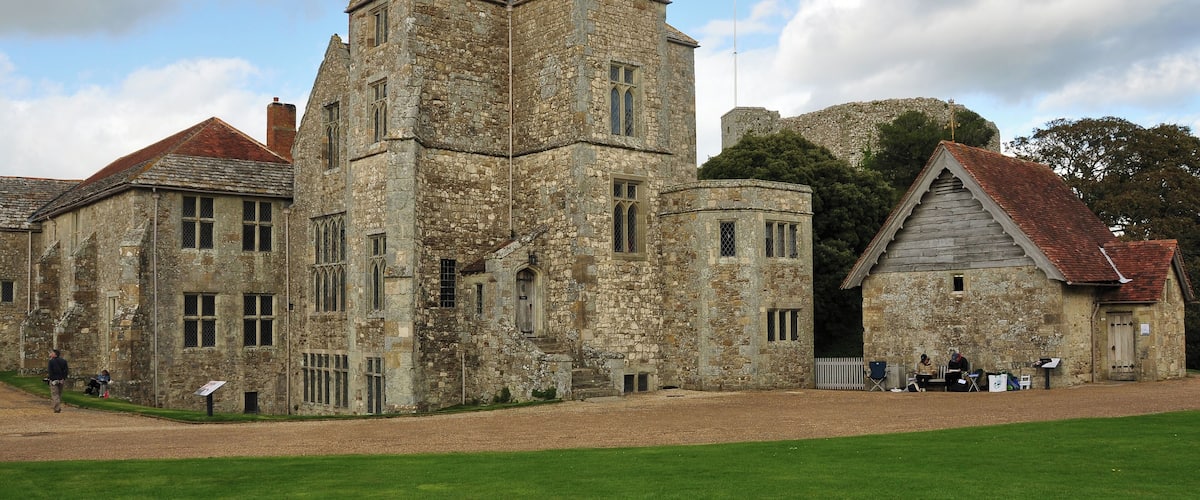 The Governor's House in Carisbrooke Castle on the Isle of Wight.