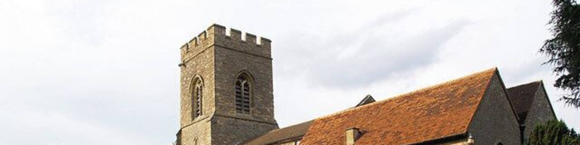 St Peter's parish church, Stoke Goldington, Buckinghamshire, seen from the southeast