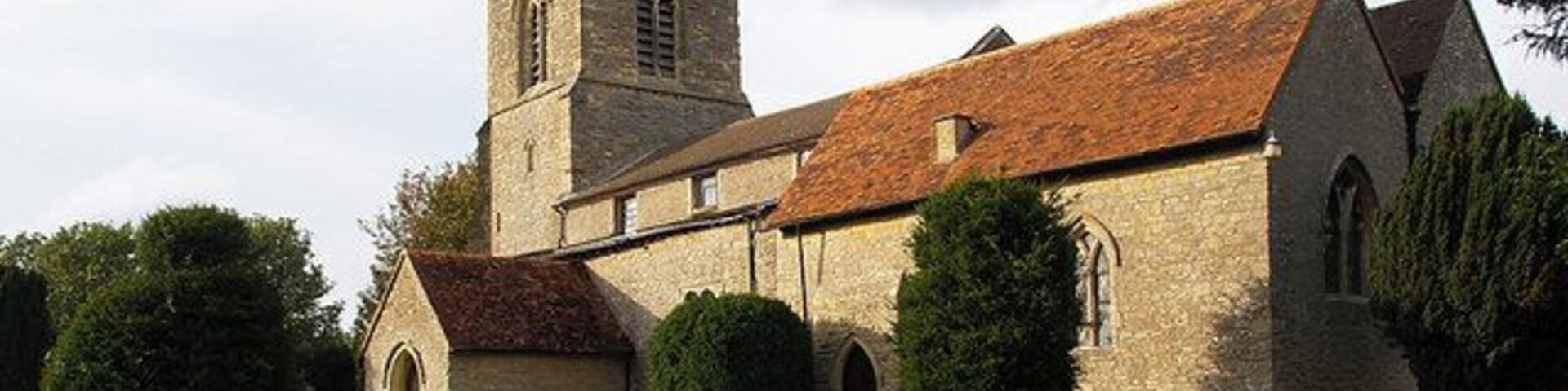 St Peter's parish church, Stoke Goldington, Buckinghamshire, seen from the southeast