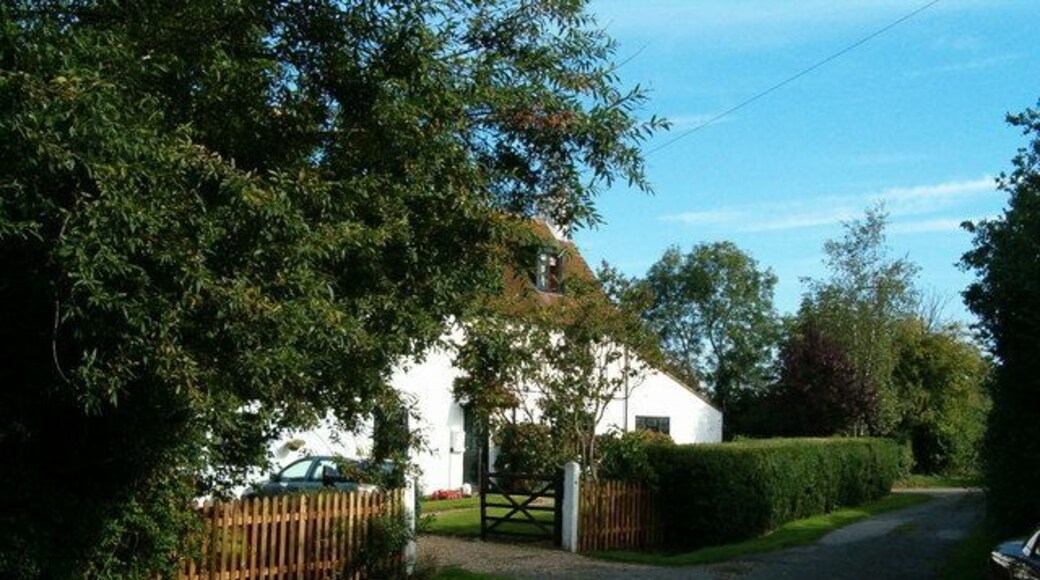 Wood End Lane. A house in Wood End Lane in Moulsoe village