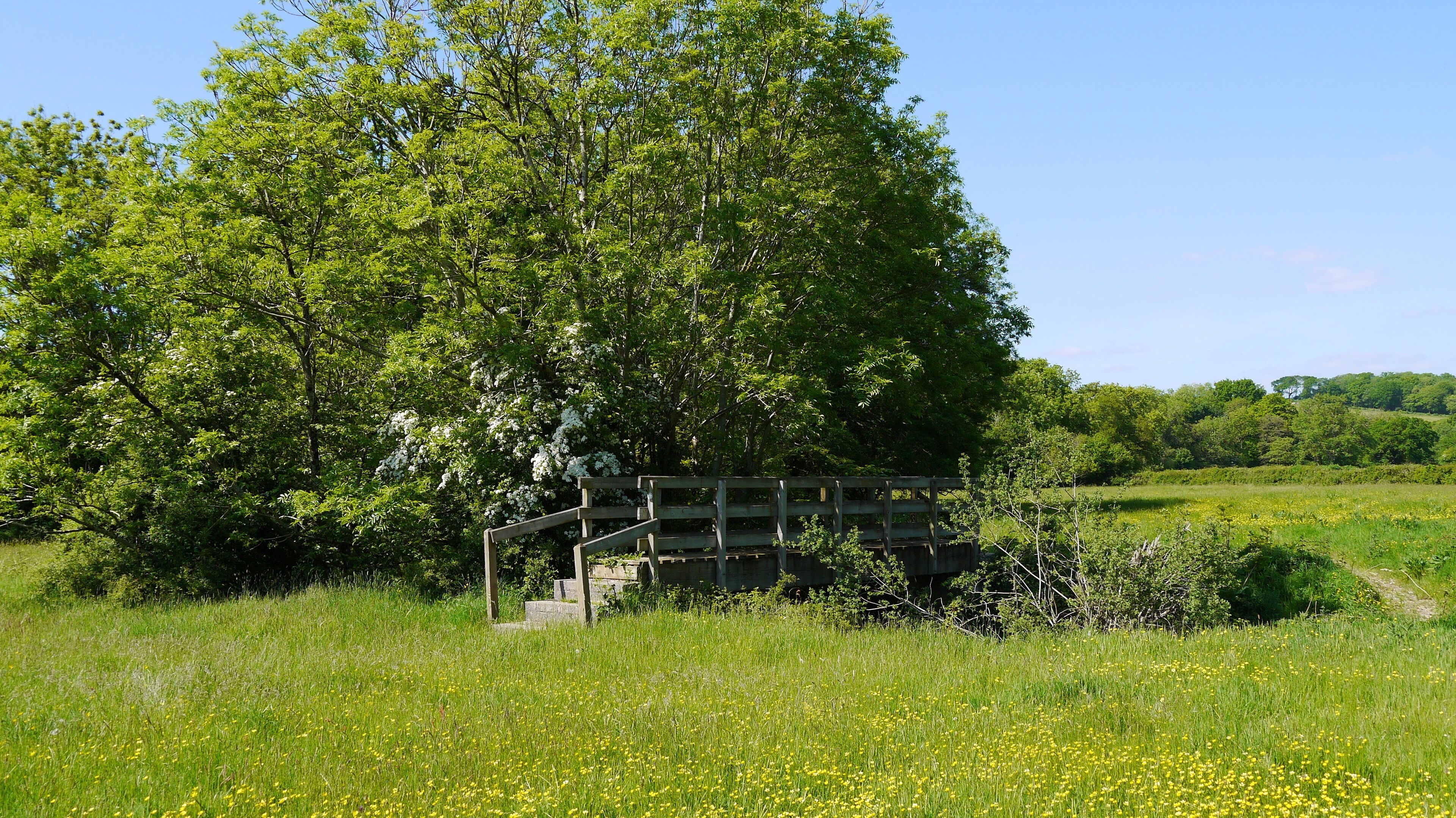 Milltown farm footpath bridge.