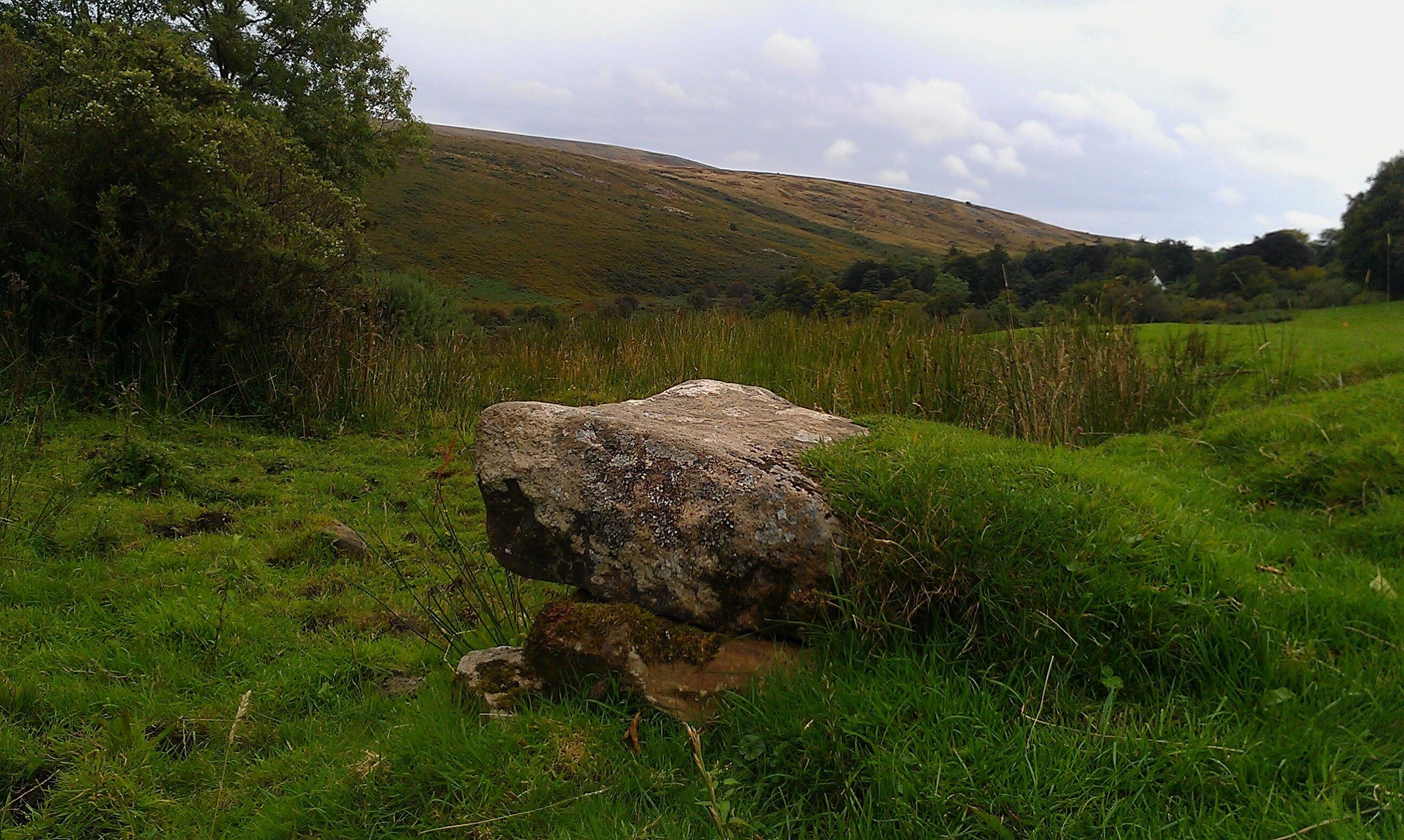 The Holy Well at Belstone in the north of Dartmoor, Devon.