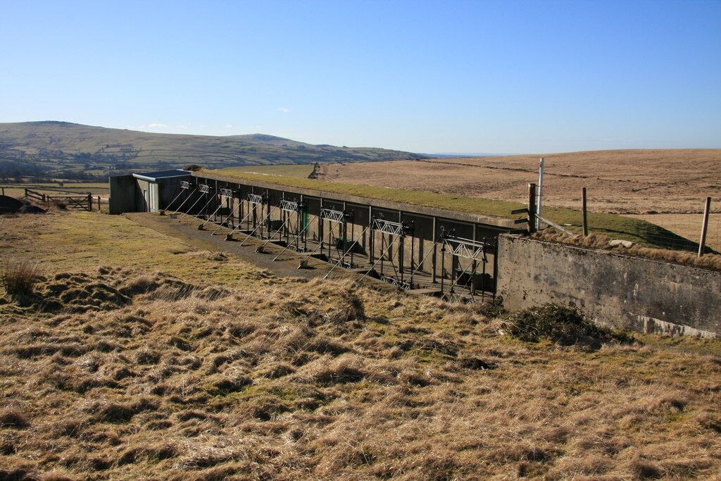 Willsworthy Rifle Range. The machinery that raises the targets on the range, see 1740117.
