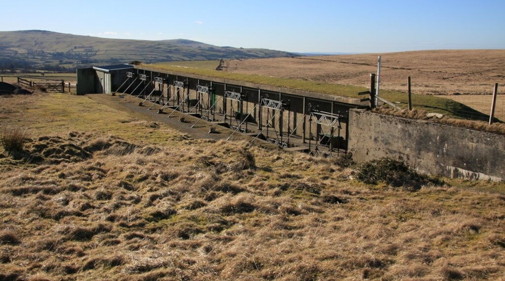 Willsworthy Rifle Range. The machinery that raises the targets on the range, see 1740117.