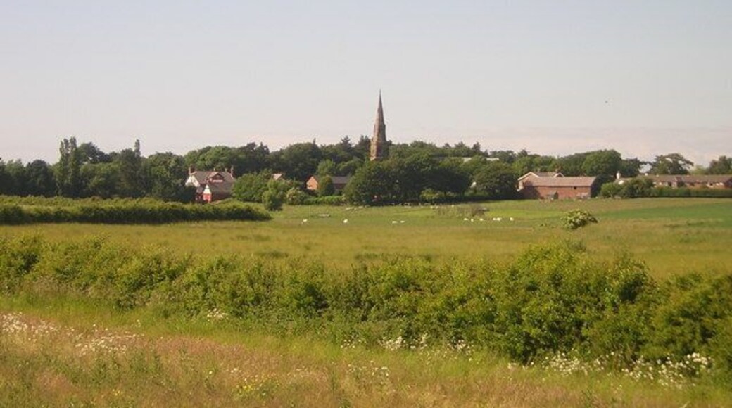 Halsall Church from canal