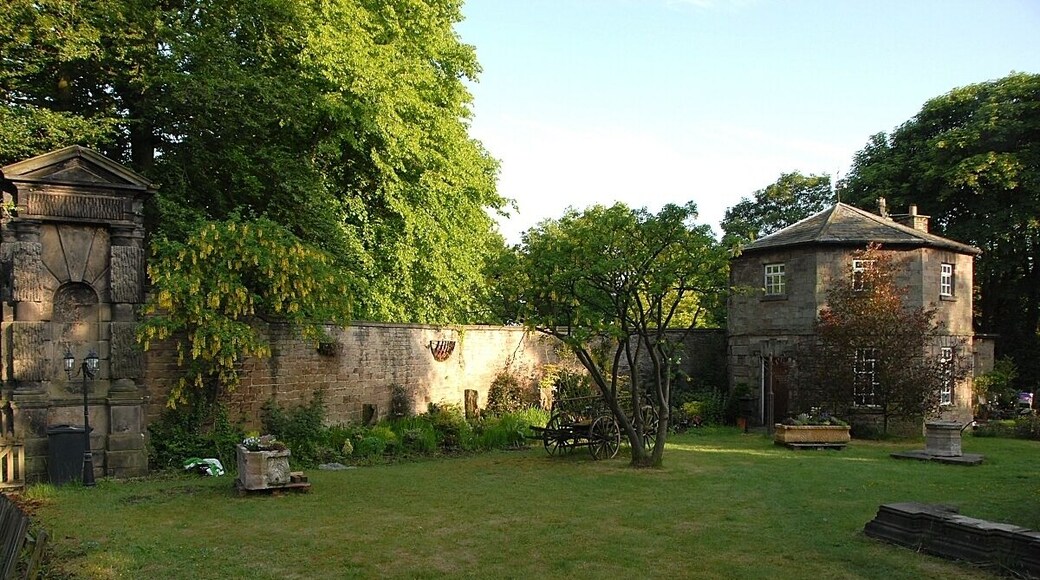 Lodge at Lathom House entrance