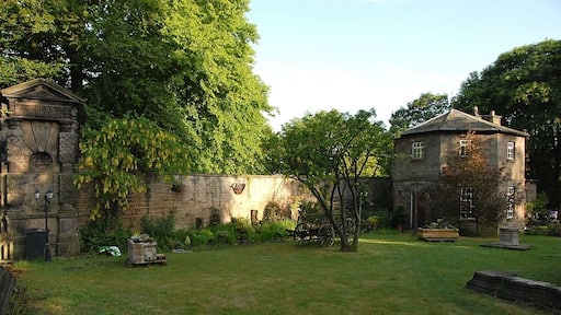 Lodge at Lathom House entrance