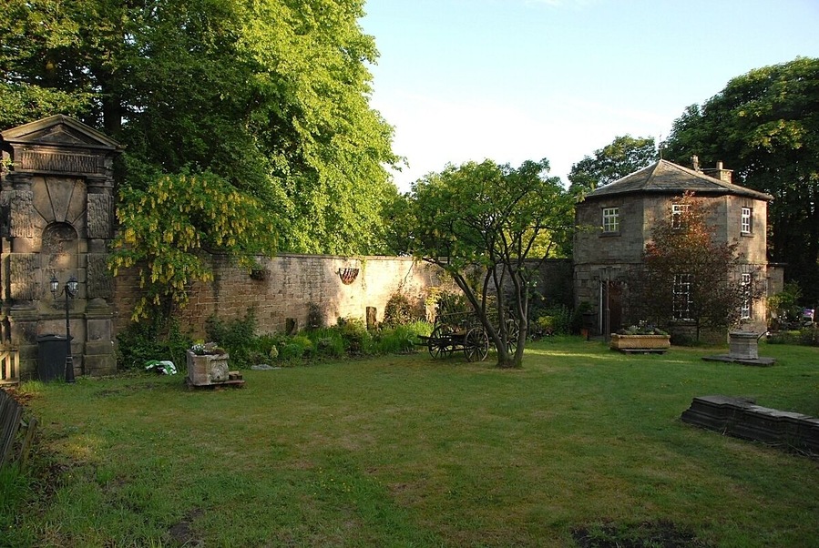 Lodge at Lathom House entrance