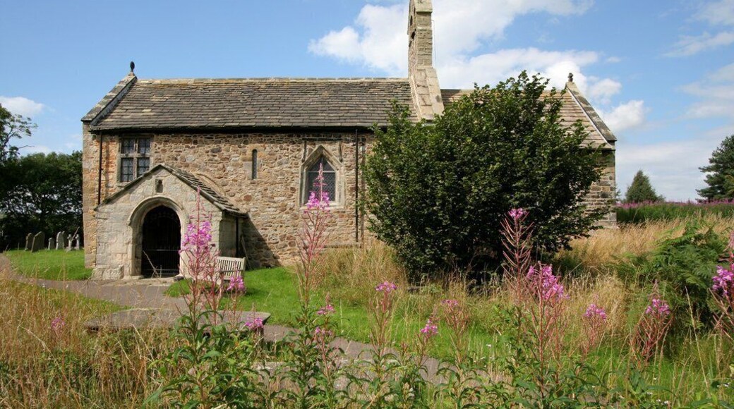 South Elevation, St Mary's Church. This is a similar view to 232914 which was taken seven years ago. A closer view of the wall above the porch can be seen here: 1431821. A closer view of the partially obscured window can be seen here: 1431823.
