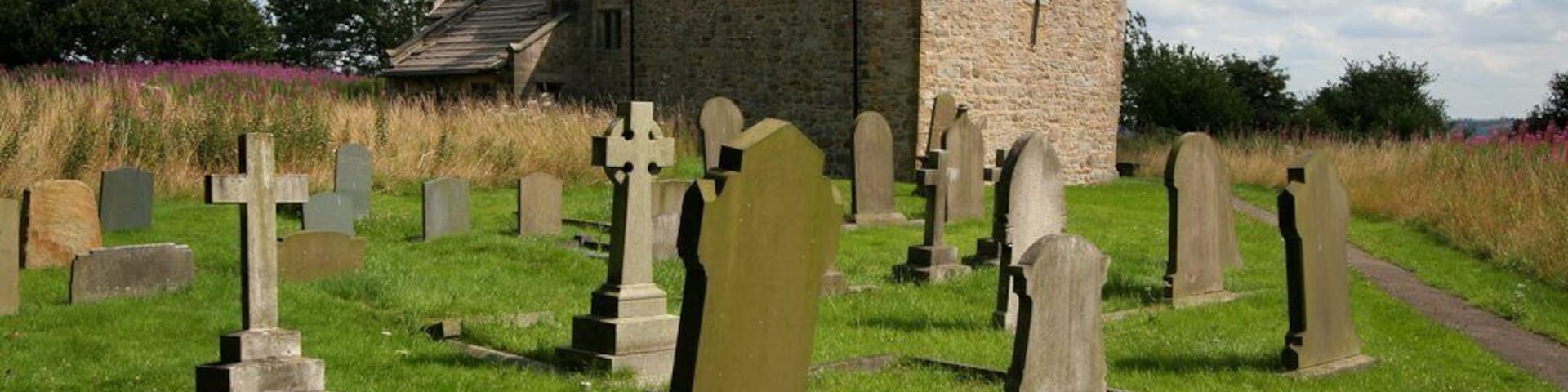 St Mary's Church, Stainburn. A similar view to 30314 which was taken four years ago. Work has begun on repairs to the northern side of the roof.
