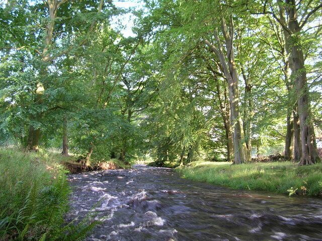Washburn Looking down the Washburn during a full release from Thruscross reservoir into Fewston reservoir.