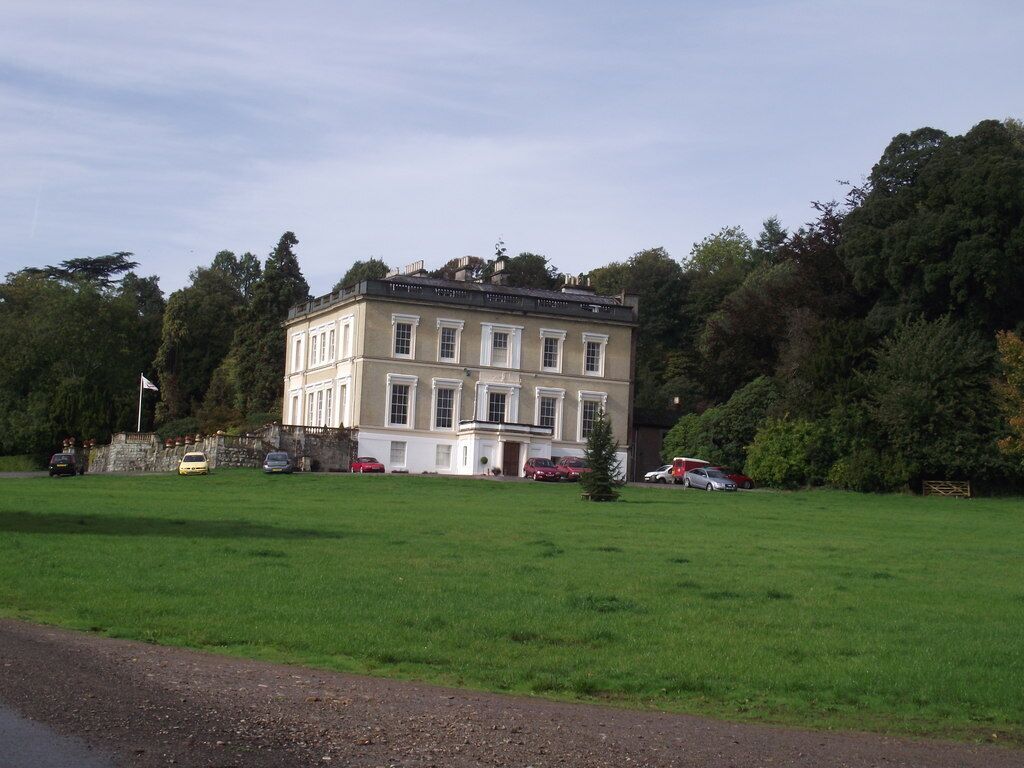 Escot House, near to Fairmile, Devon, Great Britain.