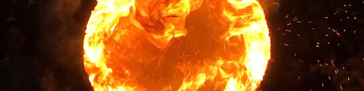 #LikeALocal. A free Entry event held every year in Ottery St Mary, East Devon. The Flaming Tar Barrels are carried through the streets of the town to the delight of thousands of townsfolk and visitors, something that has become very well known throughout the years.
Ottery St. Mary is internationally renowned for its Tar Barrels – the event is said to have originated in the 17th century, and is held each year. Each of Ottery’s central public houses sponsors a single barrel. Held on November 4th, the barrels are soaked with tar and are lit outside each of the pubs in turn and once the flames begin to pour out, they are hoisted up onto local people’s backs and shoulders.