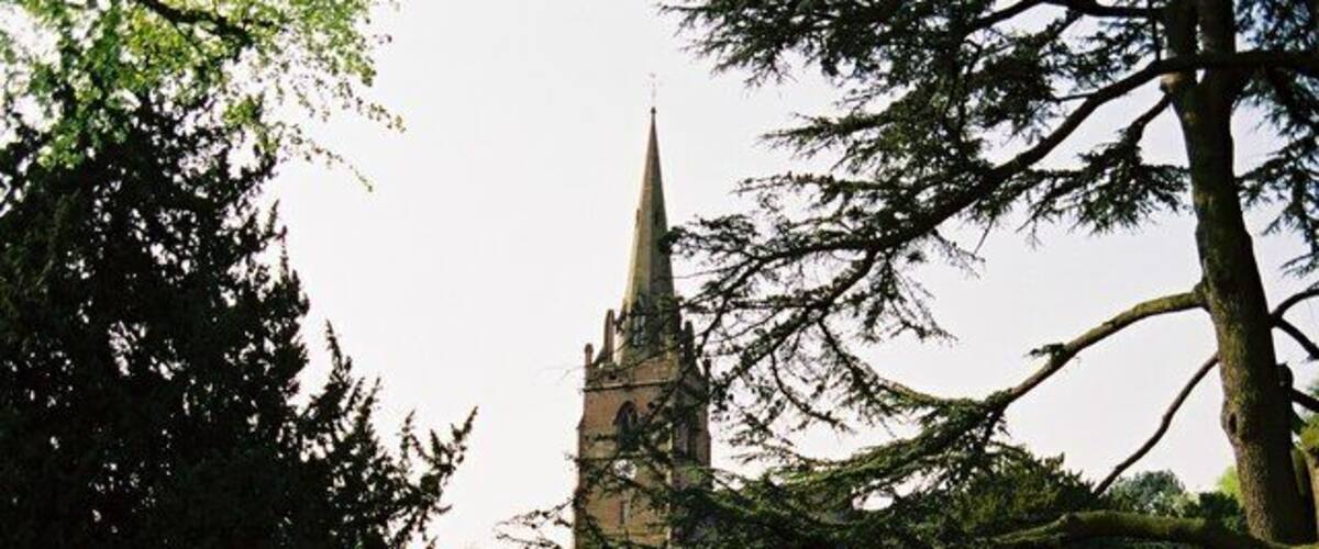 St Chad's parish church, Pattingham, Staffordshire, seen from the southeast