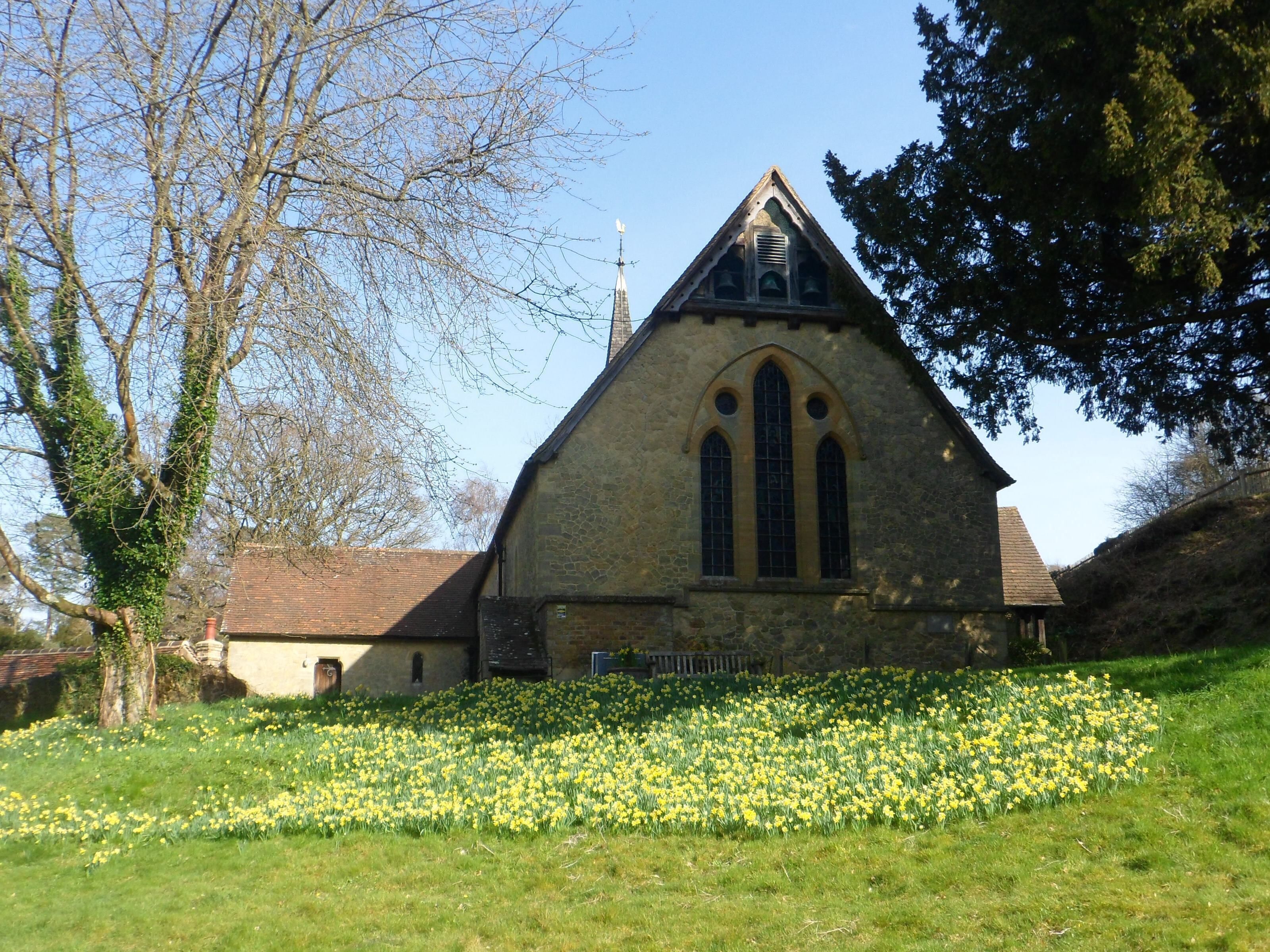 St Mark's Church, Walking Bottom, Peaslake, Borough of Guildford, Surrey, England.