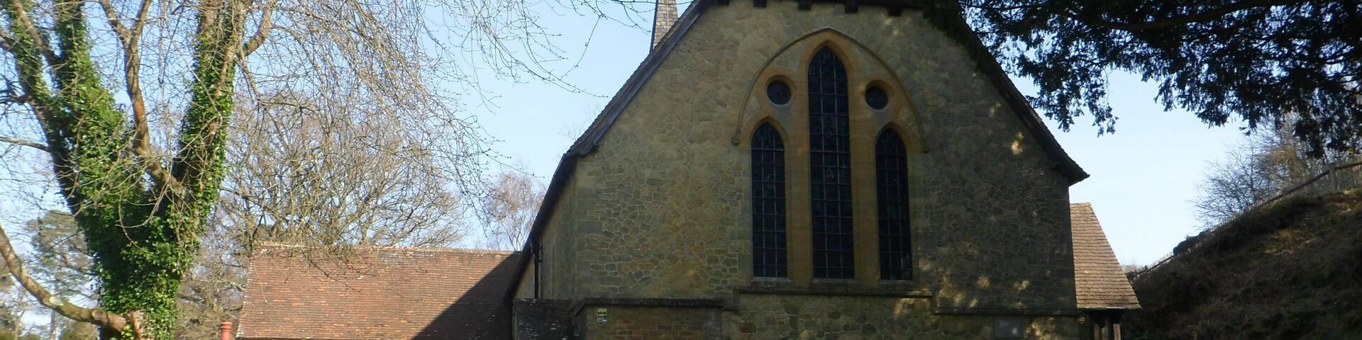 St Mark's Church, Walking Bottom, Peaslake, Borough of Guildford, Surrey, England.