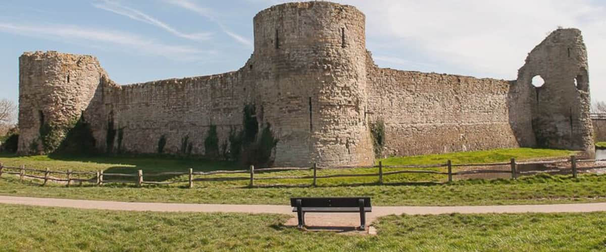 Pevensey Castle.