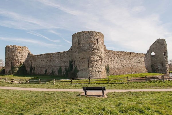 Pevensey Castle.