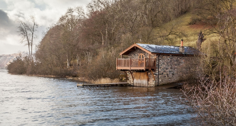 Duke of Portland boathouse, Ullswater nr Pooley Bridge, Cumbria