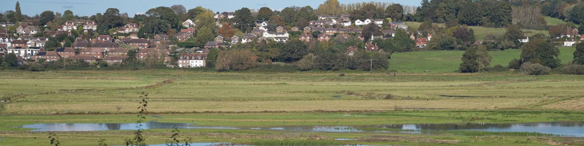View of Pulborough Brooks in West Sussex