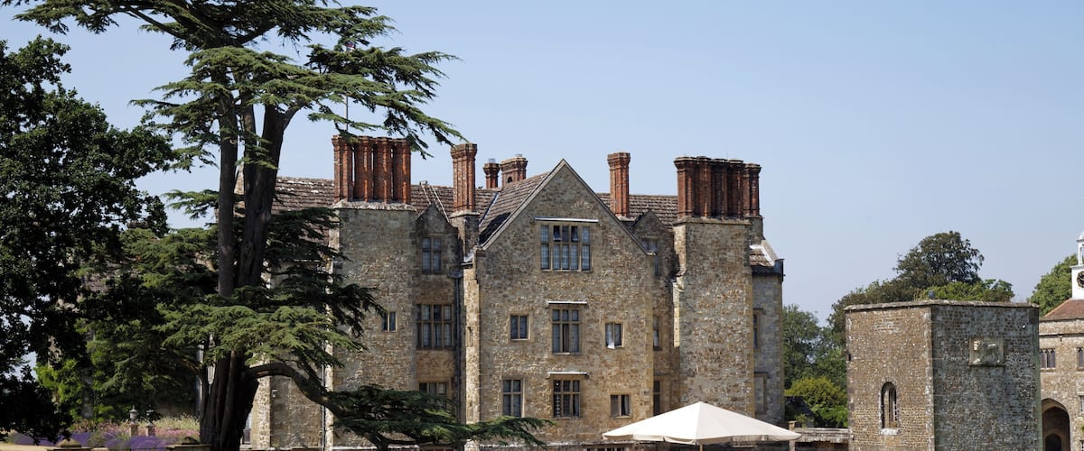 A Lebanon cedar in a lawn at the east face of Parham House, in West Sussex, England. Camera: Canon EOS 6D with Canon EF 24-105mm F4L IS USM lens. Software: file lens-corrected and optimized with DxO OpticsPro 10 Elite and Viewpoint 2, and further optimized with Adobe Photoshop CS2.
