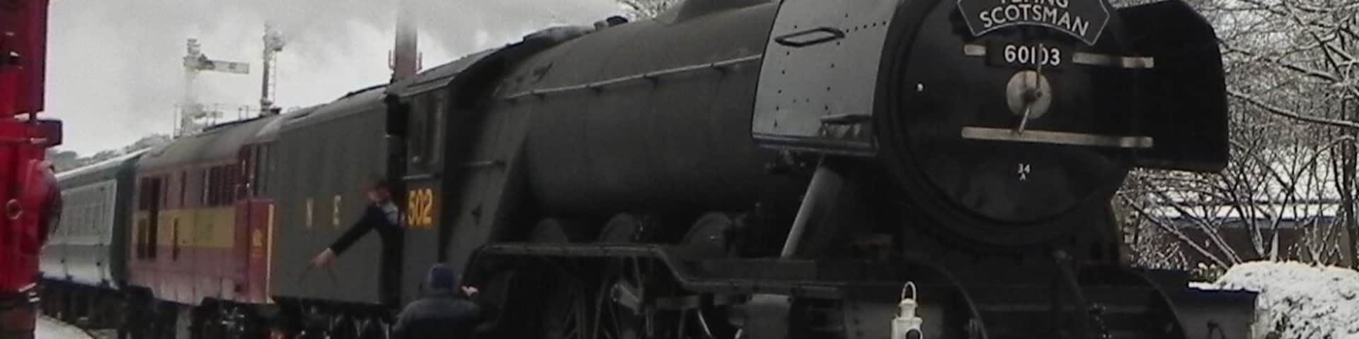 The East Lancs Railway, north of Manchester, had the honour of being the first public run of the newly restored Flying Scotsman, the first locomotive to exceed 100 mph nearly 100 years ago. Missing it's green livery, on a cold snowy Lancashire morning, this picture could be from many a few decades ago.
#ontherails
#lifeatexpedia, #wheels