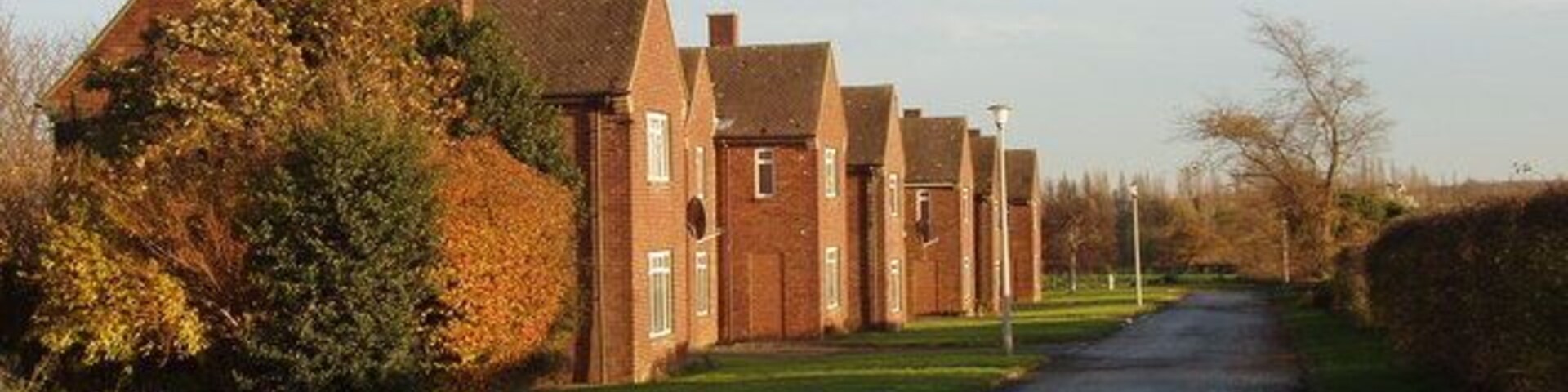 Valiant Square, near Upwood RAF Camp, near to Bury, Cambridgeshire, Great Britain. The houses are adjacent to the former RAF Upwood bomber base. See <a title="http://www.raf.mod.uk/bombercommand/s104.html" rel="nofollow" href="http://www.raf.mod.uk/bombercommand/s104.html">Link</a><img style="padding-left:2px;" alt="External link" title="External link - shift click to open in new window" src="http://s0.geograph.org.uk/img/external.png" width="10" height="10"/> for history.