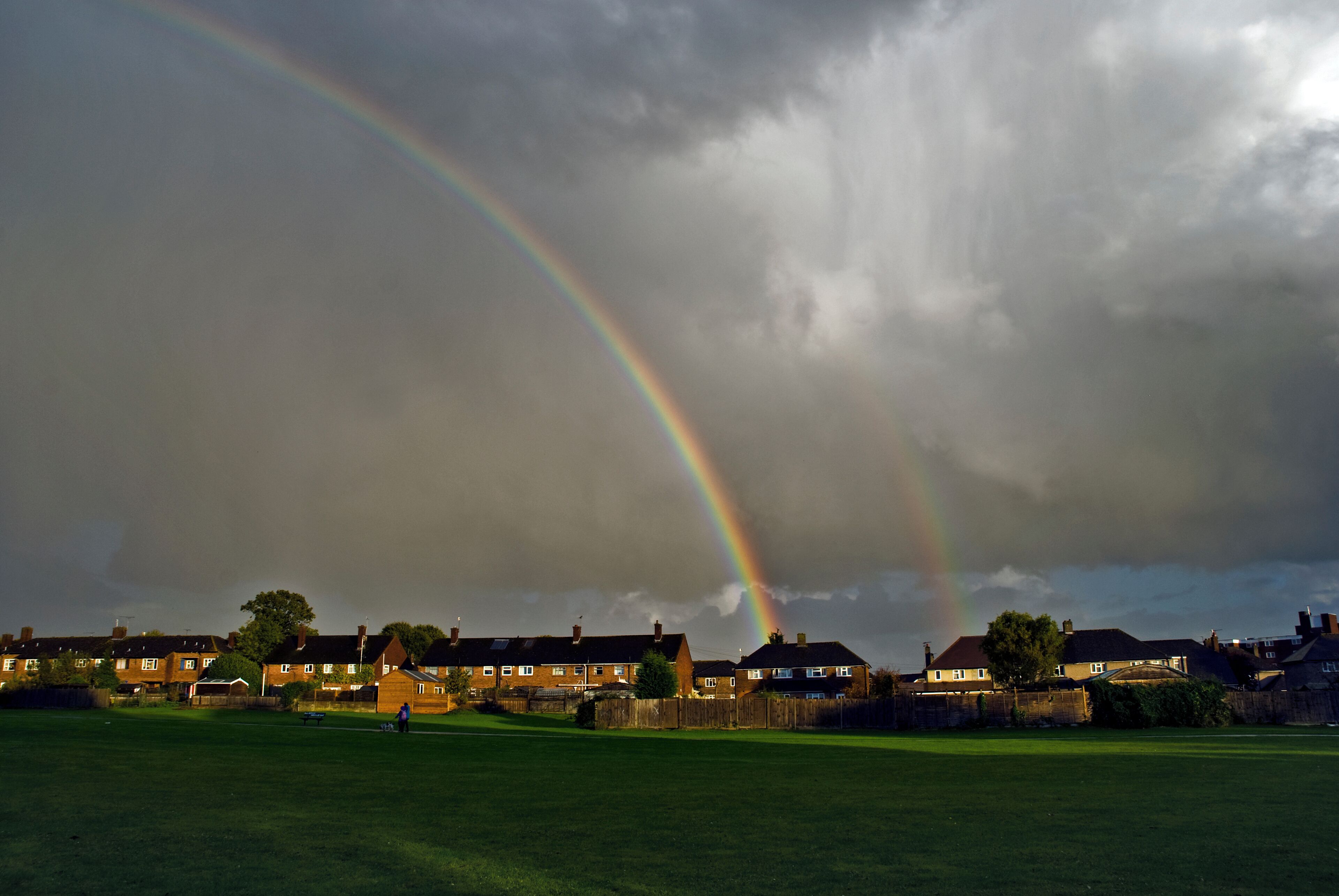 Another rainbow photo taken from my back garden
