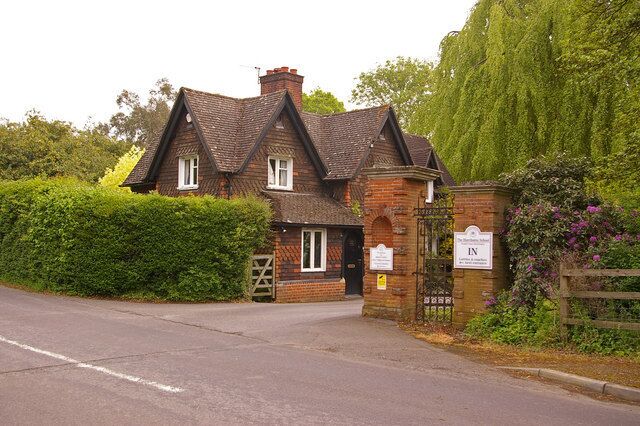South Lodge, Pendell Court. One of two former lodges of Pendell Court (see 1564414)