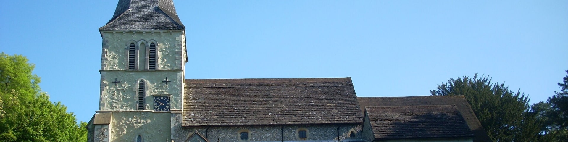 Church of St. Katherine in Merstham, Surrey, England.