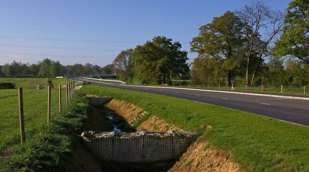 Orchard Drive Not yet shown on maps at the date of submission. Orchard Drive links Cross Oak Lane and Langshott, giving access to a new development, The Acres. This is the middle section, just north of where it crosses Burstow Stream.