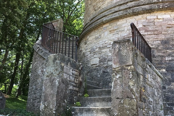 Appley Tower overlooking both the sea and forest area