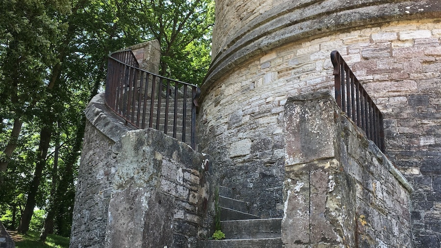 Appley Tower overlooking both the sea and forest area