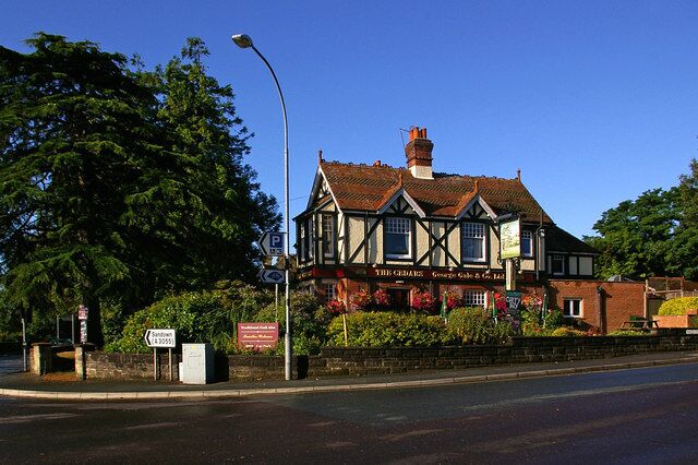 The Cedars, Wootton Bridge A pub at the junction of Station Road with the A3054 Newport to Cowes Road.