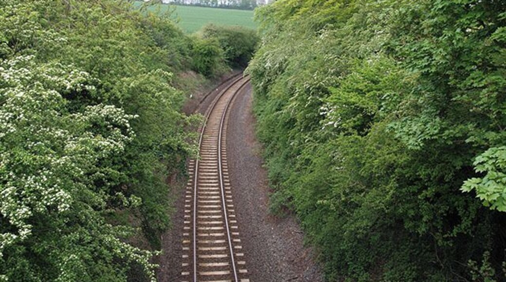 Mineral railway Taken from the bridge on Loy Lane.