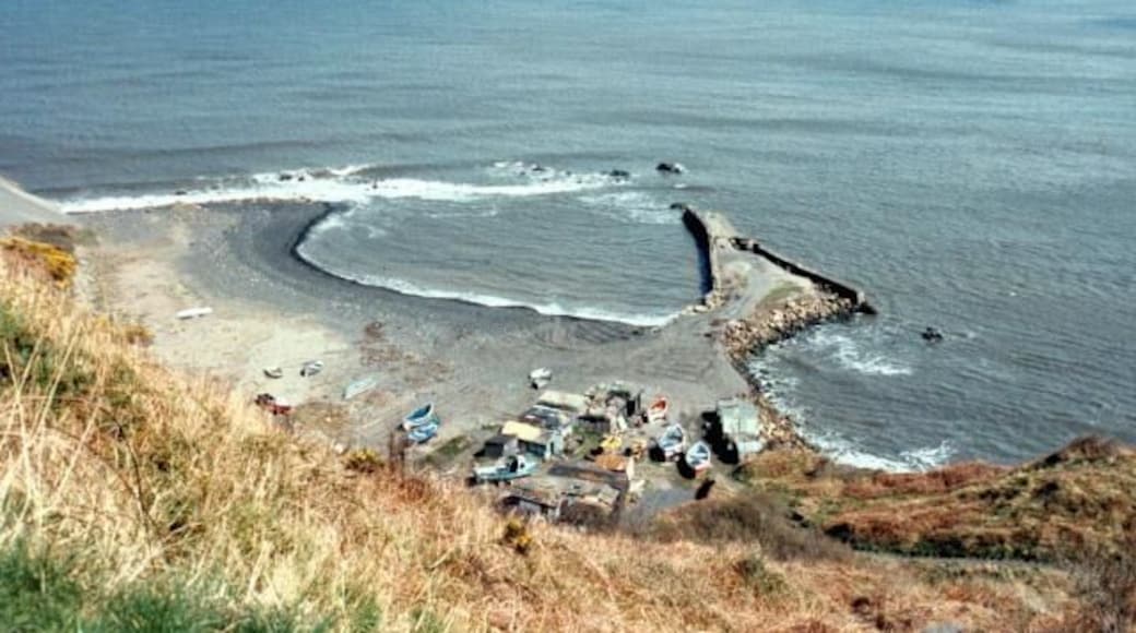 Derelict harbour at Port Mulgrave, near Hinderwell, North Yorkshire
