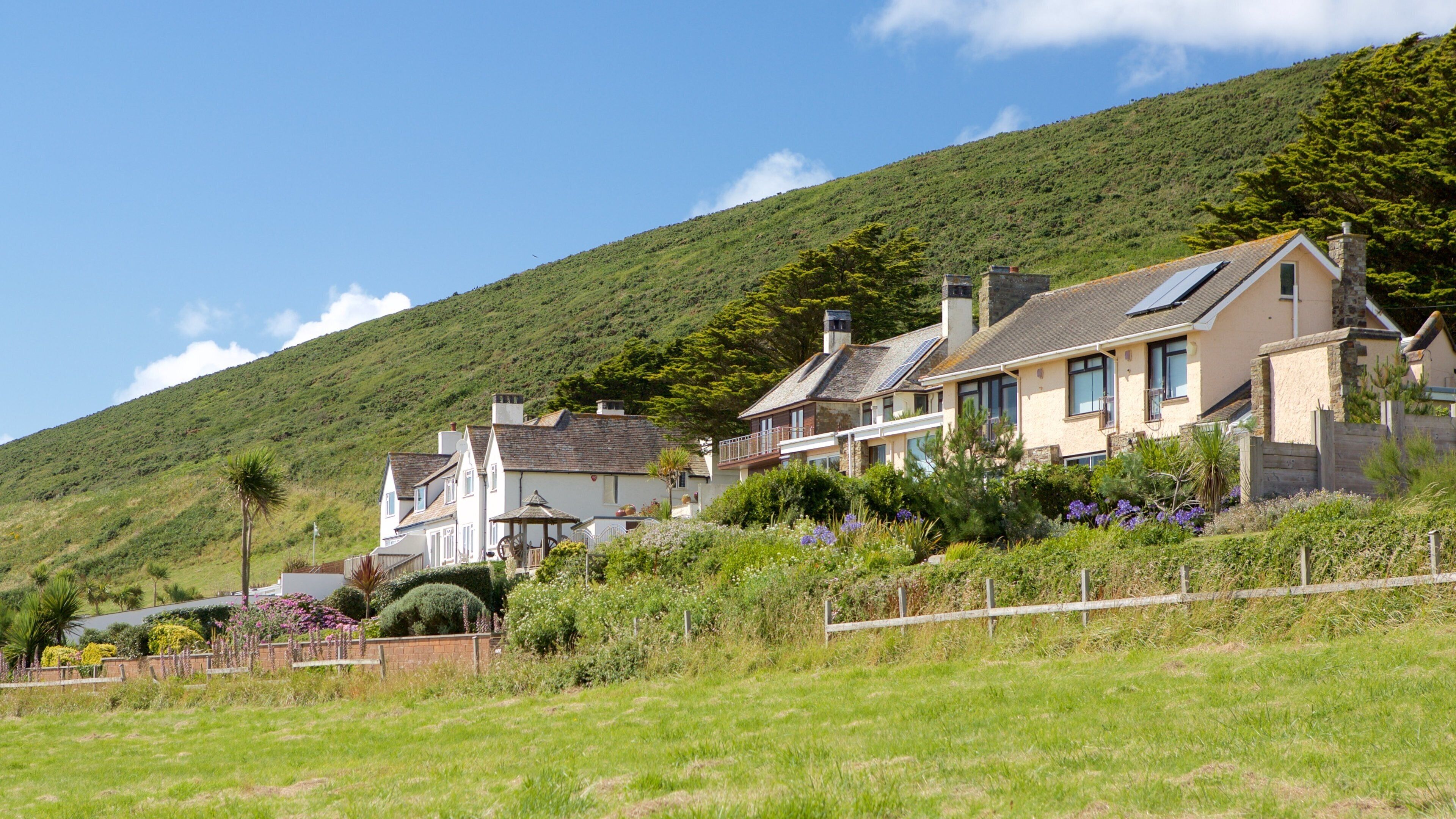 Saunton ofreciendo una casa y situaciones tranquilas