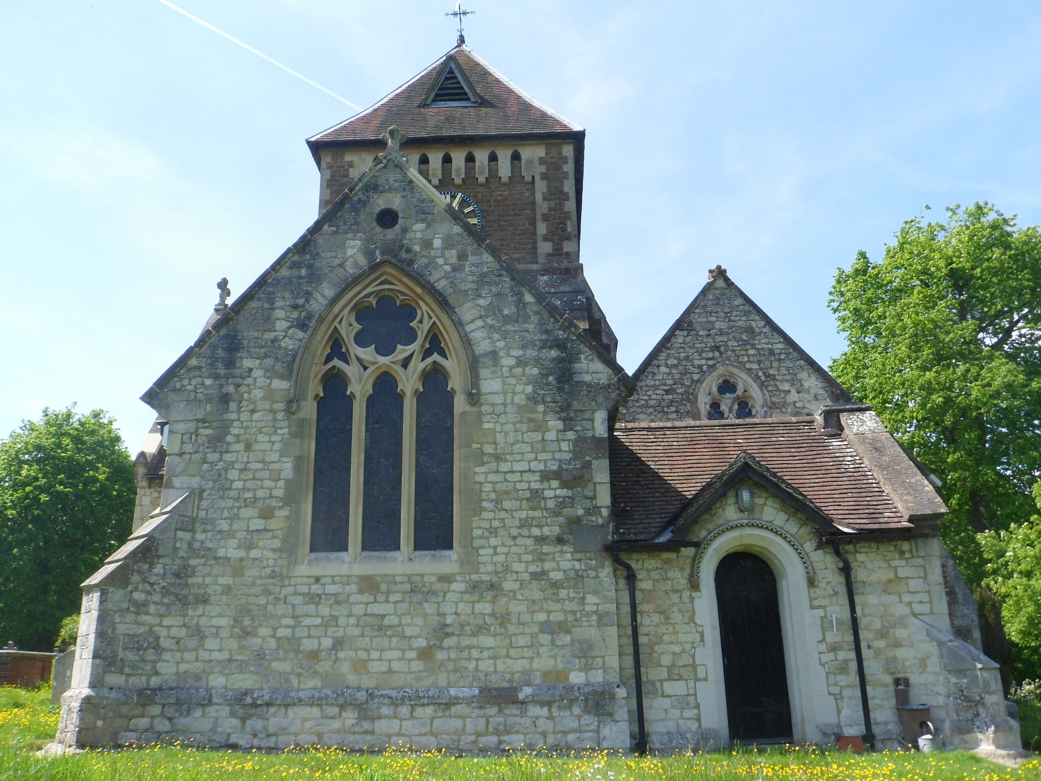 St Lawrence's Church, Manor Fields, Seale, Borough of Guildford, Surrey, England.