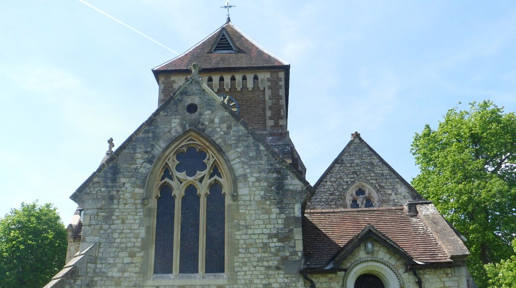 St Lawrence's Church, Manor Fields, Seale, Borough of Guildford, Surrey, England.
