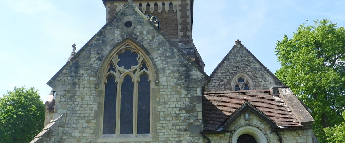 St Lawrence's Church, Manor Fields, Seale, Borough of Guildford, Surrey, England.