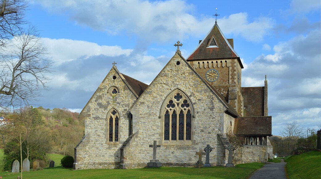 Church of St. Laurence, Seale viewed from the north-east.