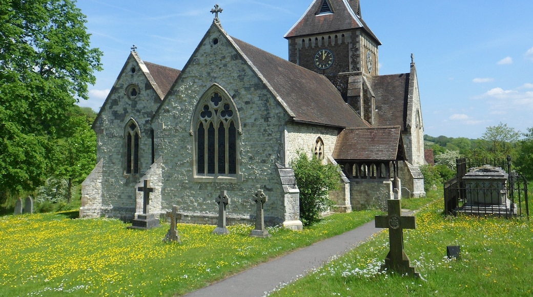 St Lawrence's Church, Manor Fields, Seale, Borough of Guildford, Surrey, England.