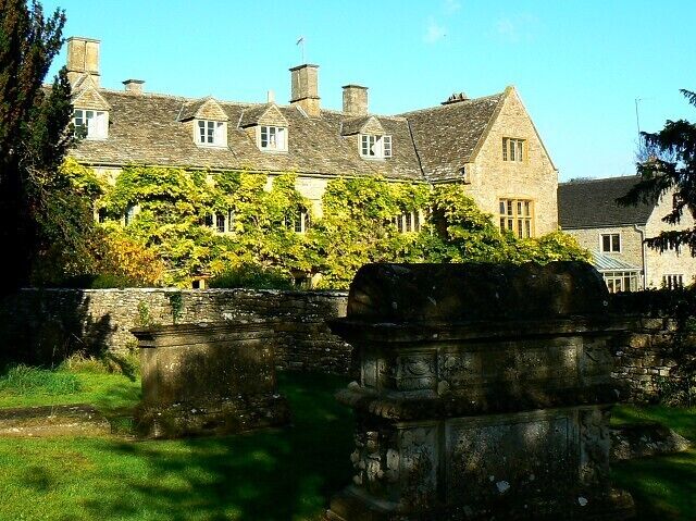 The Old Prebendal, Station Road, Shipton under Wychwood This building has mediaeval origins making it roughly as old as the church nearby. Listed Grade II* there is more information here http://www.imagesofengland.org.uk/Details/Default.aspx?id=251809&mode=adv