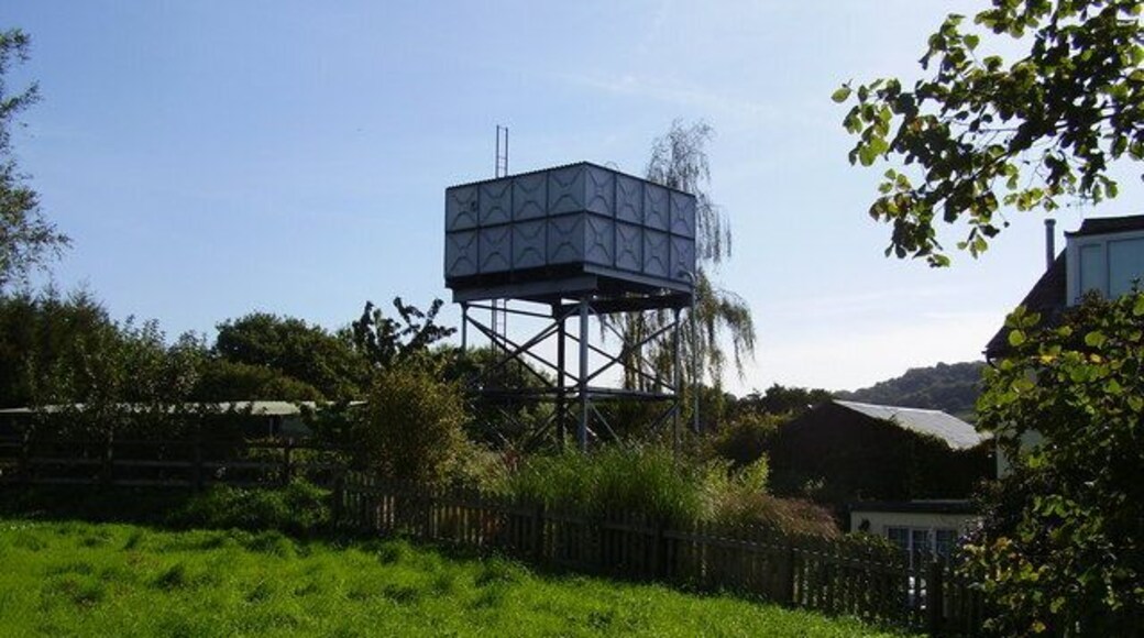 Water Tower, Sidford Originally constructed to supply the Victoria laundry.