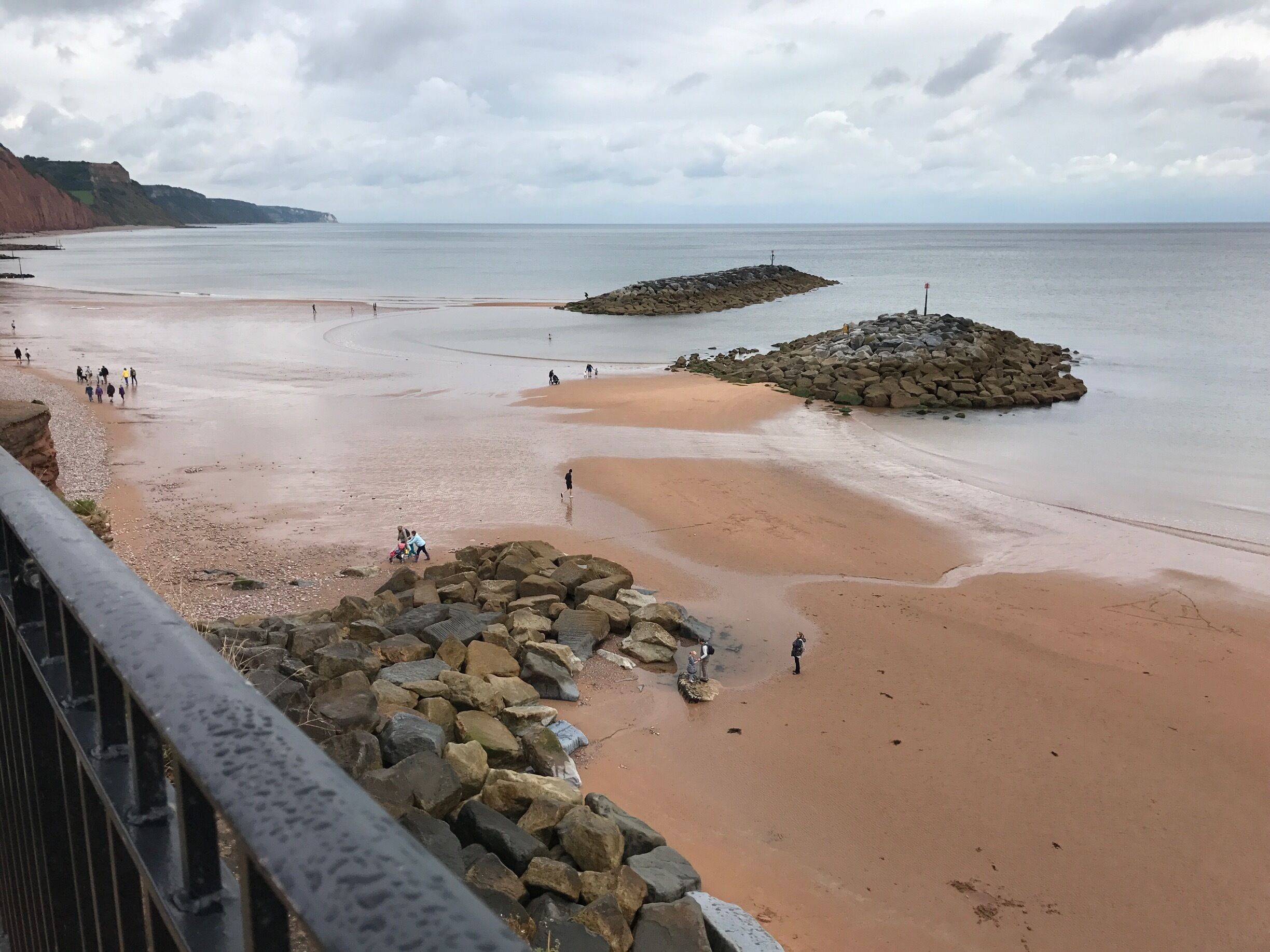 Low tide at Sidmouth