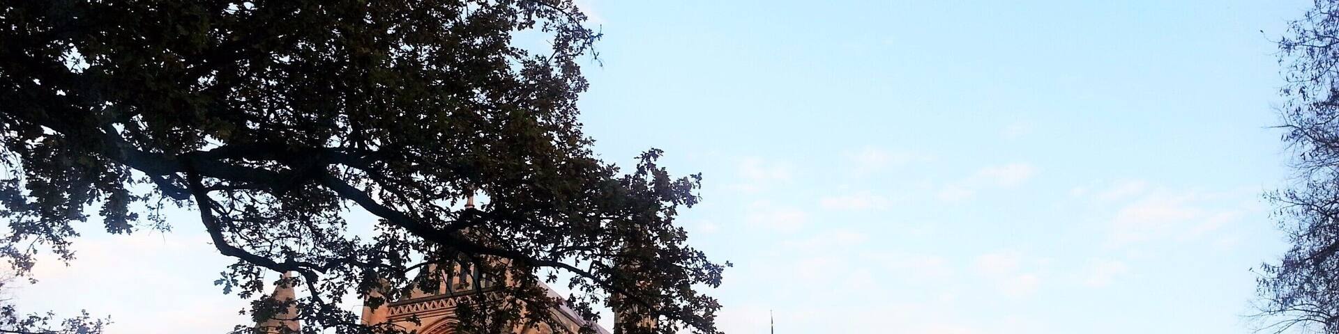 The beautiful St Albans Cathedral near London on a beautiful Autumn Day in 2014
A wonderful piece of Architecture with a deep rooted history.
