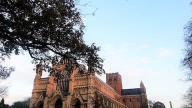 The beautiful St Albans Cathedral near London on a beautiful Autumn Day in 2014
A wonderful piece of Architecture with a deep rooted history.