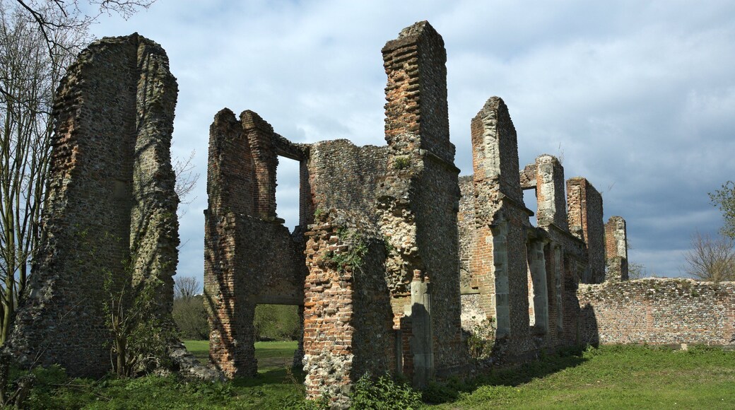 Ruins of Sopwell House, St Albans.